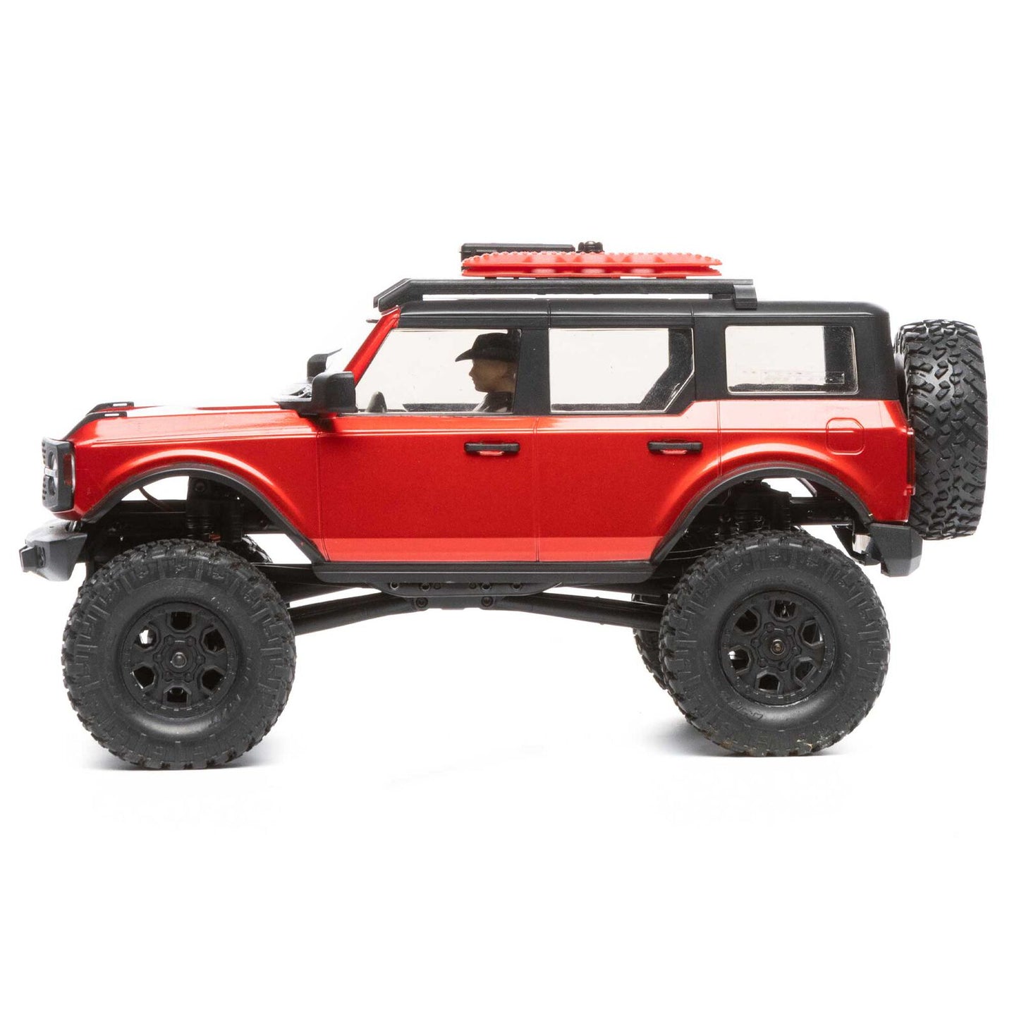 SCX 24 Bronco Red 1/24th Scale Crawler Package