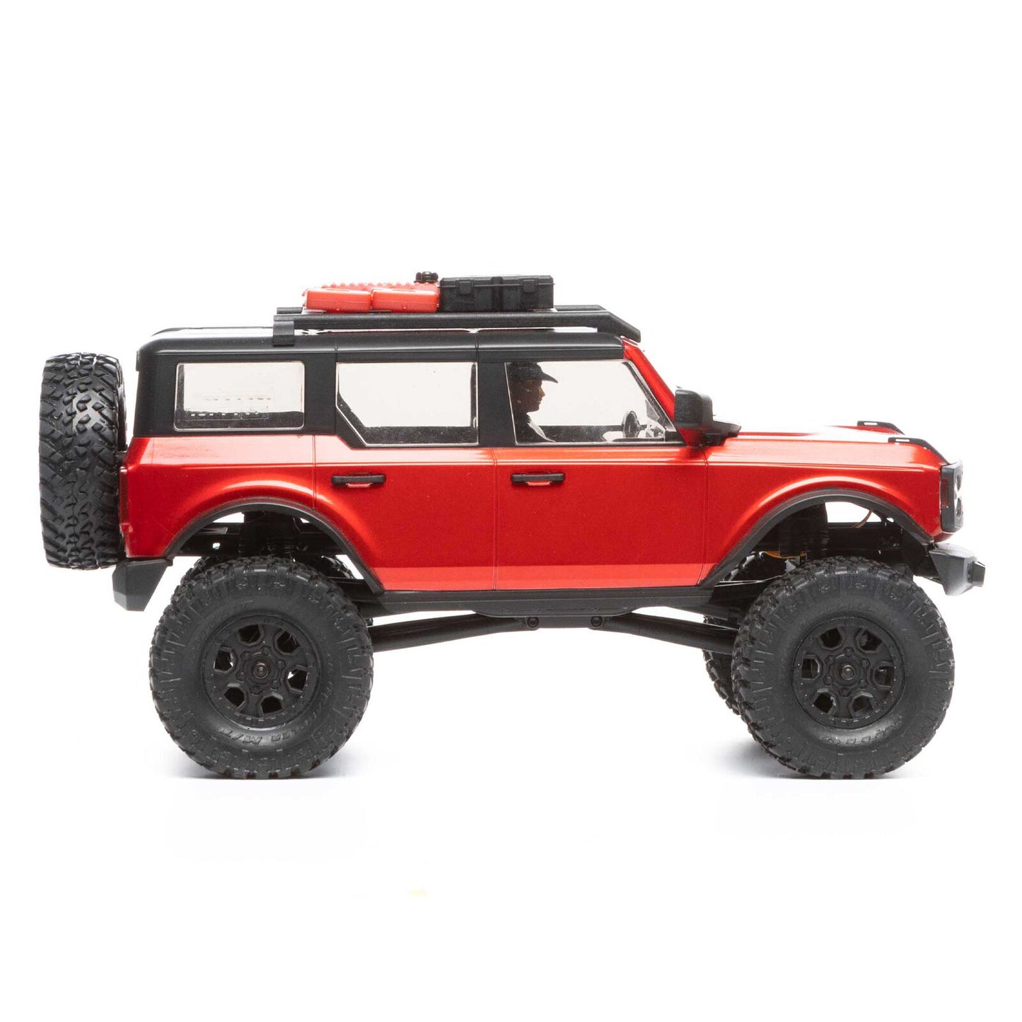 SCX 24 Bronco Red 1/24th Scale Crawler Package