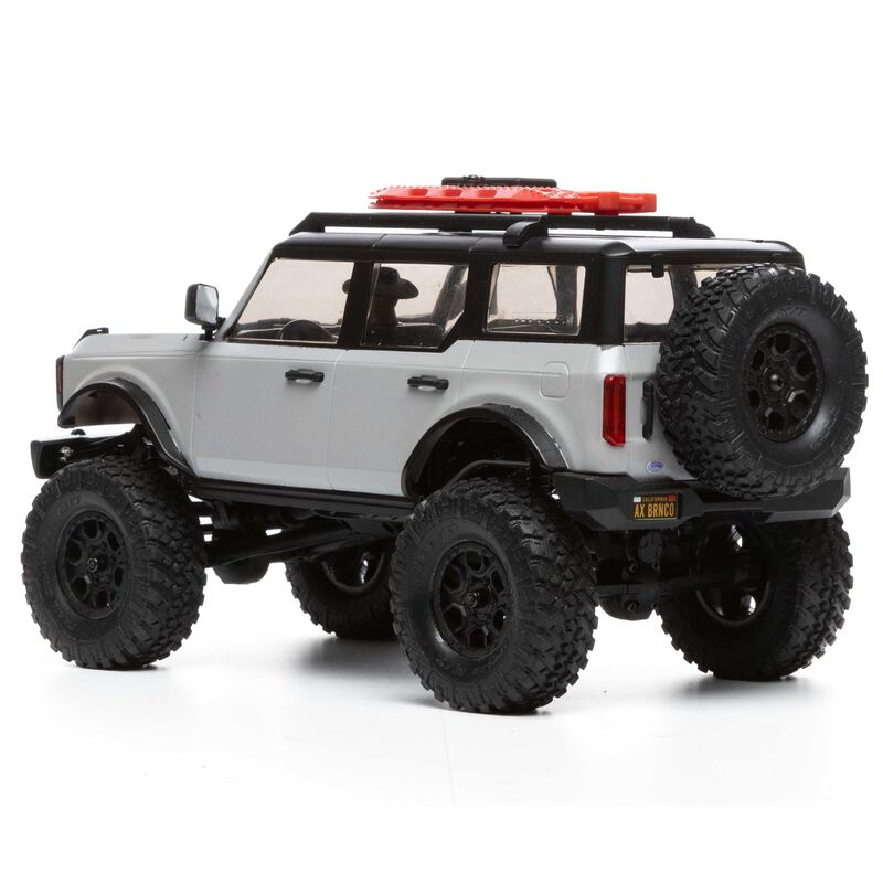 SCX 24 Bronco Grey 1/24th Scale Crawler Package