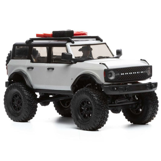 SCX 24 Bronco Grey 1/24th Scale Crawler Package