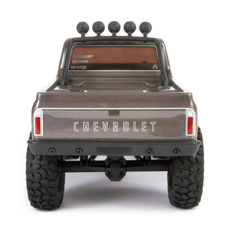 SXC 24 C-10 1/24th Brushed Silver Scale Crawler Package