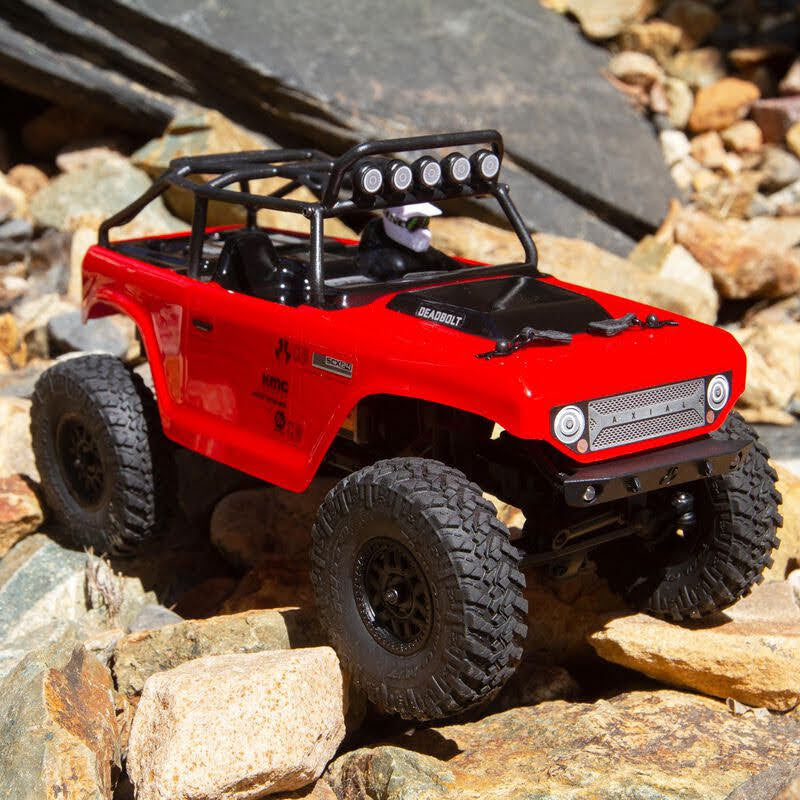 SCX 24 Deadbolt Red 1/24th Scale Crawler Package
