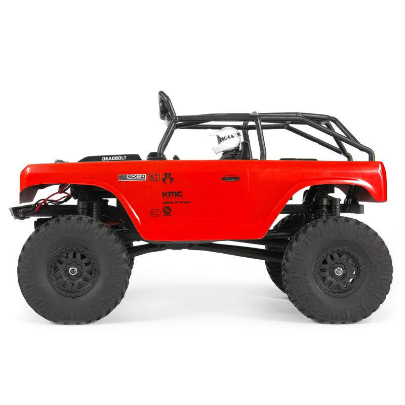 SCX 24 Deadbolt Red 1/24th Scale Crawler Package