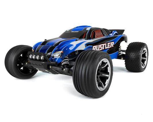 Rustler Blue 1/10th Scale Basher Package