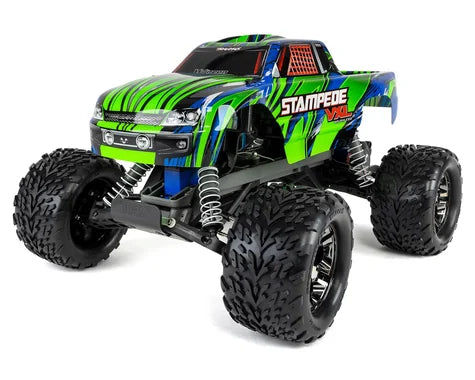 Stampede VXL Brushless Green 1/10th Scale Basher Package